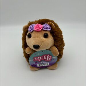 My Life As Brown Plush Pet Hedgehog for 18in Dolls Kids Children, Toy Play NEW